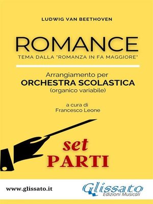 cover image of Romance--Orchestra scolastica (set parti)